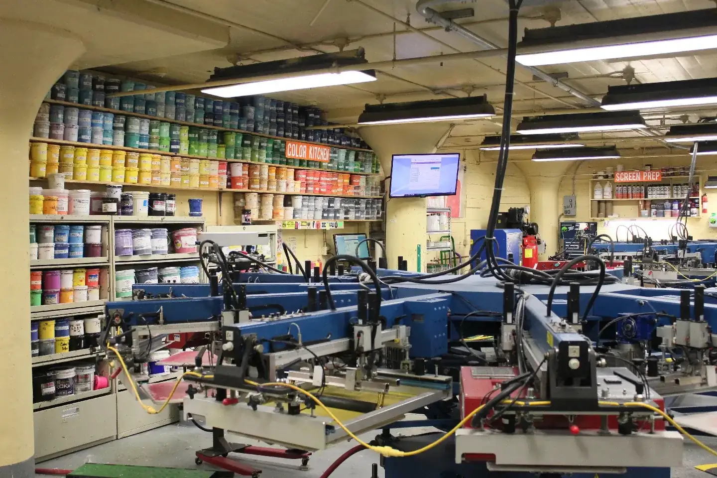Screen printing workshop for bulk workwear orders — Watford UK