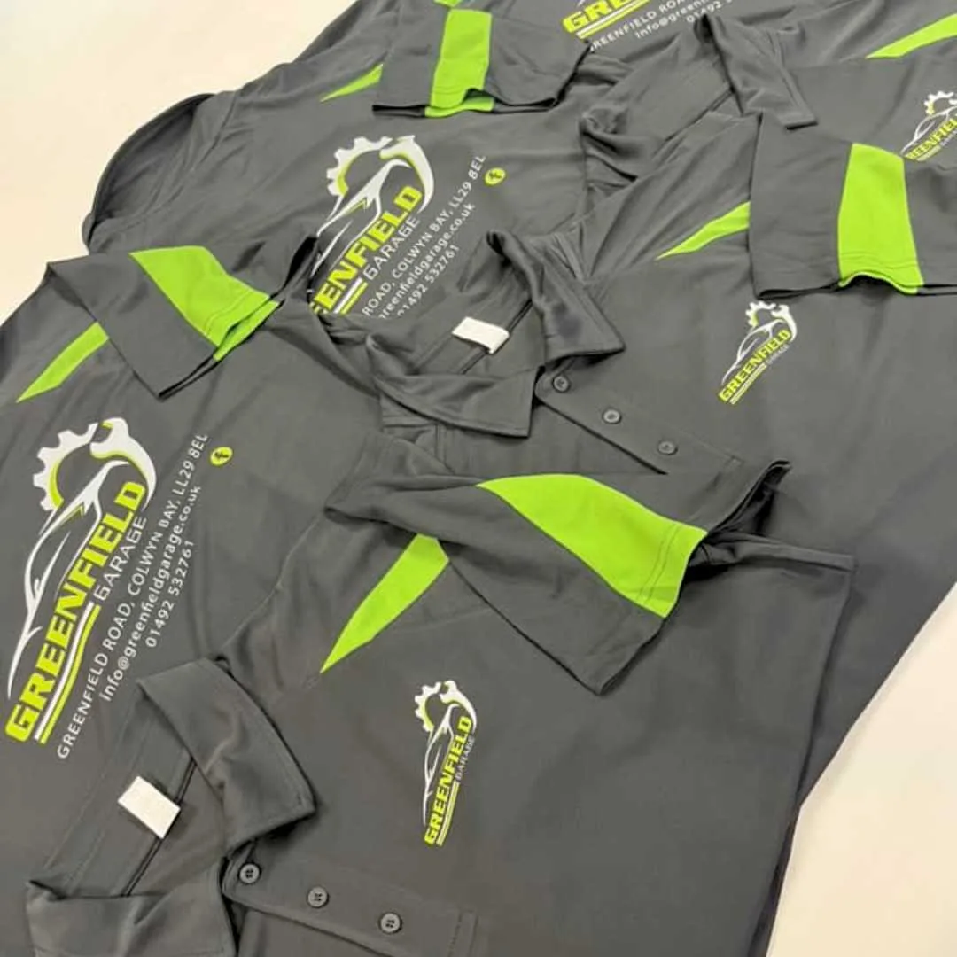 Branded polo shirts with company logo for teams — polo shirt printing Watford